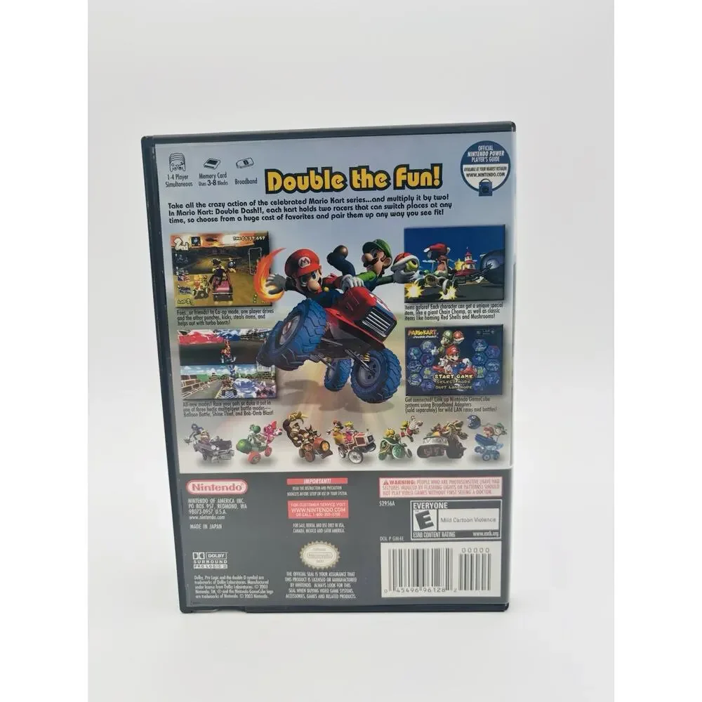 Nintendo Mario Kart Double Dash Racing Nintendo GameCube CIB TESTED WORKING VG
